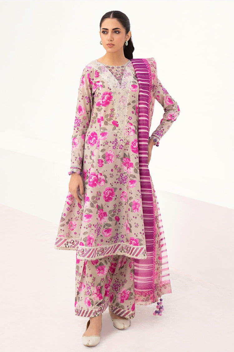 Picture of Jazmin - Design 08 Delia Embroidered Lawn Collection - Available at Raja Sahib