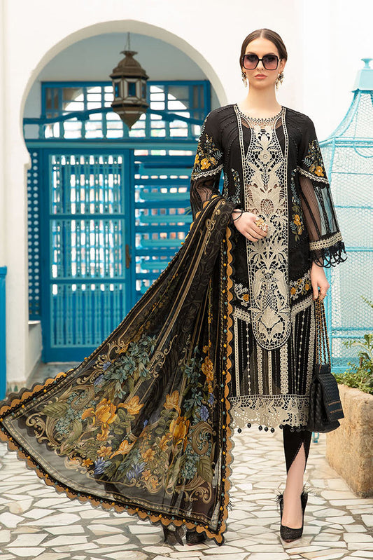 Picture of Maria B - Design 15B Voyage A Luxe Tunisia Luxury Lawn Collection - Available at Raja Sahib