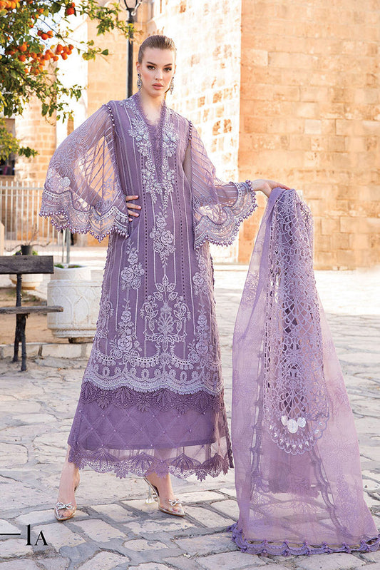 Picture of Maria B - Design 1A Voyage A Luxe Tunisia Luxury Lawn Collection - Available at Raja Sahib