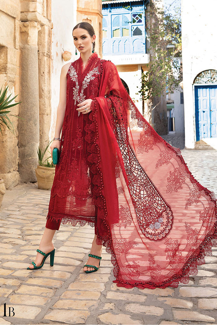 Picture of Maria B - Design 1B Voyage A Luxe Tunisia Luxury Lawn Collection - Available at Raja Sahib