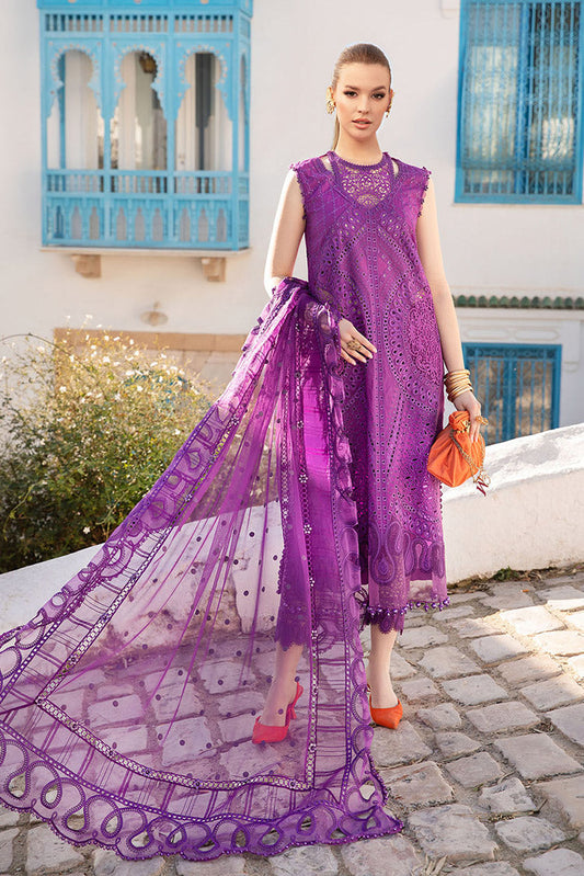 Picture of Maria B - Design 2B Voyage A Luxe Tunisia Luxury Lawn Collection - Available at Raja Sahib