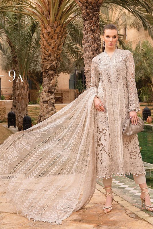 Picture of Maria B - Design 9A Voyage A Luxe Tunisia Luxury Lawn Collection - Available at Raja Sahib