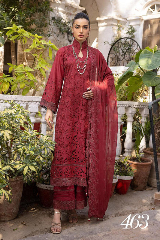 Picture of Shaista - Design 463 Premium Embroidered Chikankari Lawn Collection - Available at Raja Sahib