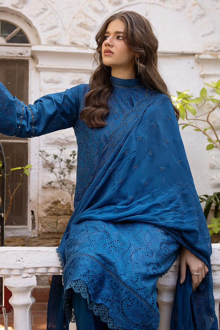 Picture of Shaista - Design 469 Premium Embroidered Chikankari Lawn Collection - Available at Raja Sahib