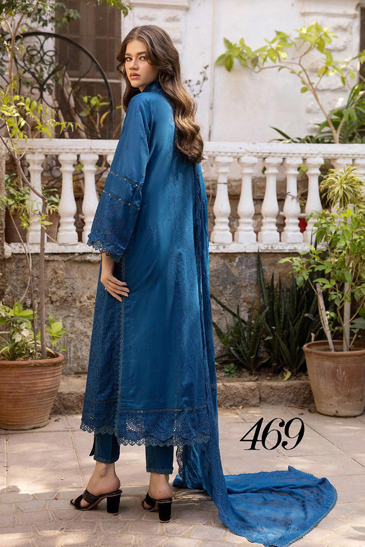 Picture of Shaista - Design 469 Premium Embroidered Chikankari Lawn Collection - Available at Raja Sahib