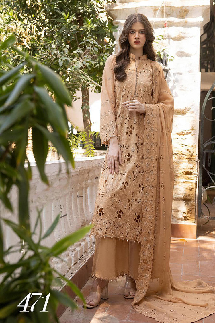 Picture of Shaista - Design 471 Premium Embroidered Chikankari Lawn Collection - Available at Raja Sahib