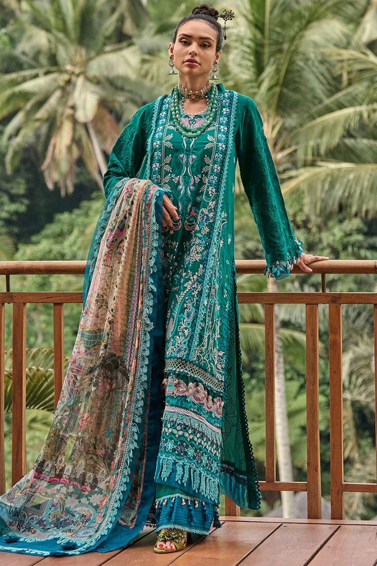 Picture of Ansab Jahangir - AJ LL 24 11 Frangipani Zoha Luxury Lawn Collection - Available at Raja Sahib