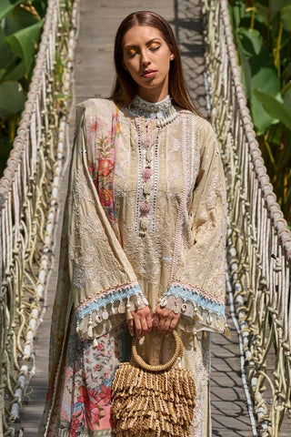 Picture of Ansab Jahangir - AJ LL 24 03 Adenium Zoha Luxury Lawn Collection - Available at Raja Sahib