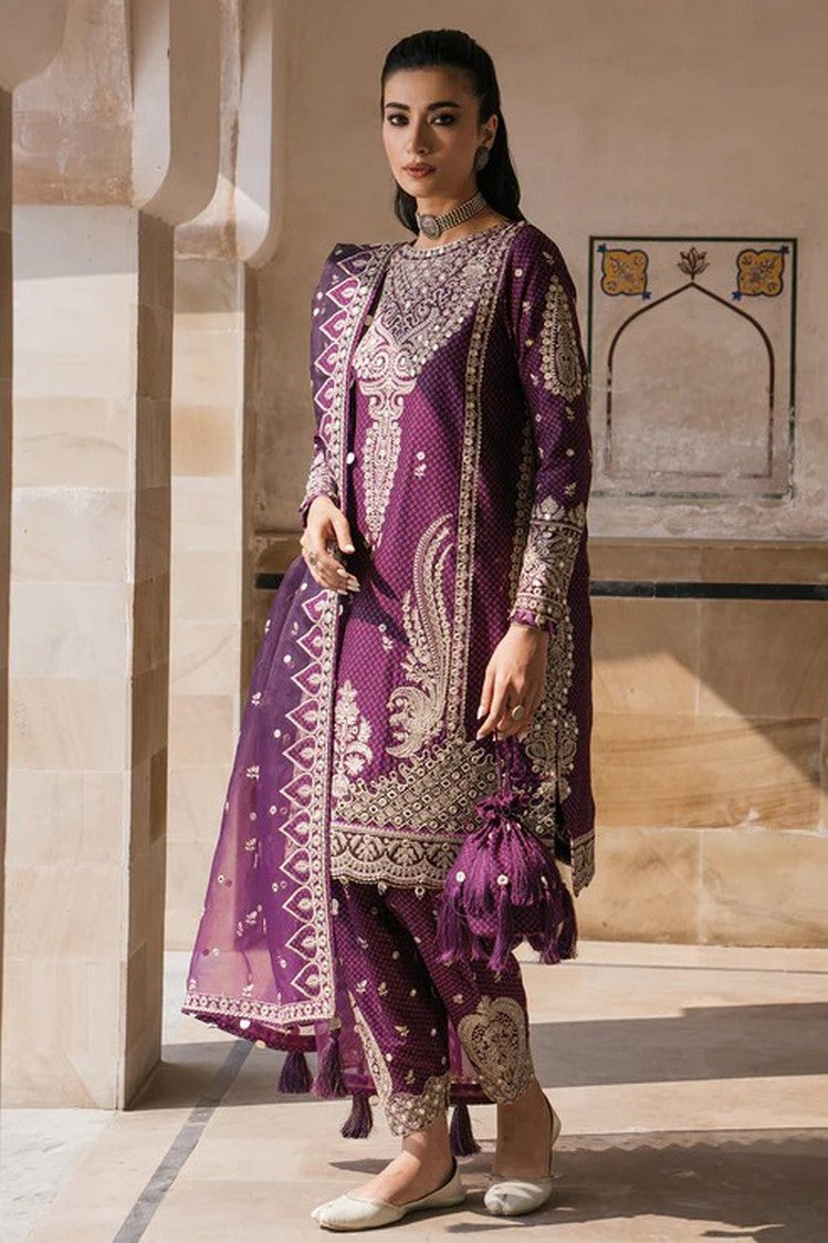 Picture of Jazmin - SL 24 D6 Shahkaar Eid Festive Lawn Collection - Available at Raja Sahib