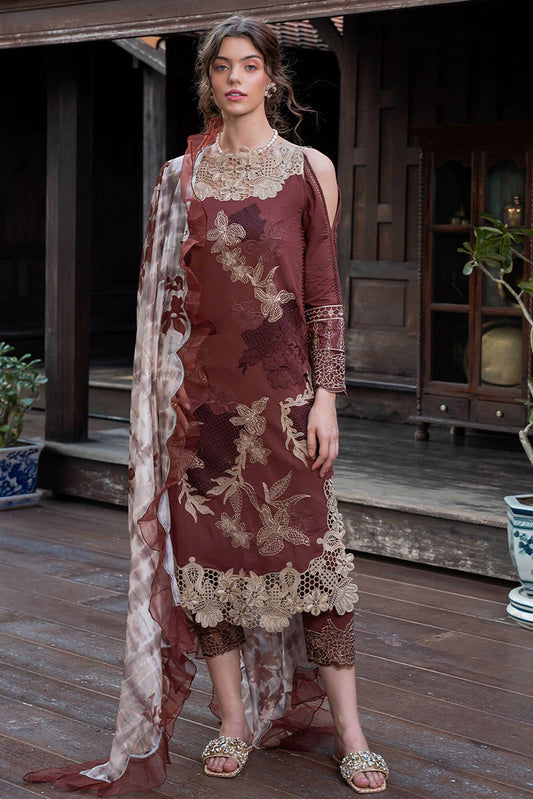 Picture of Asifa & Nabeel - SHEEN (RR 04) Rosemary & Ruffles Luxury Lawn Collection - Available at Raja Sahib