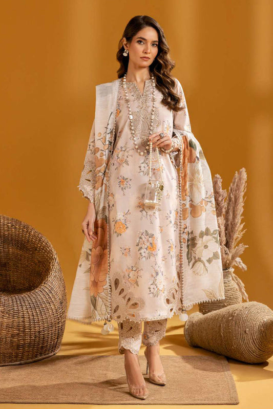 Picture of Alizeh - 03 Hiza Maahi Embroidered Printed Lawn Collection - Available at Raja Sahib