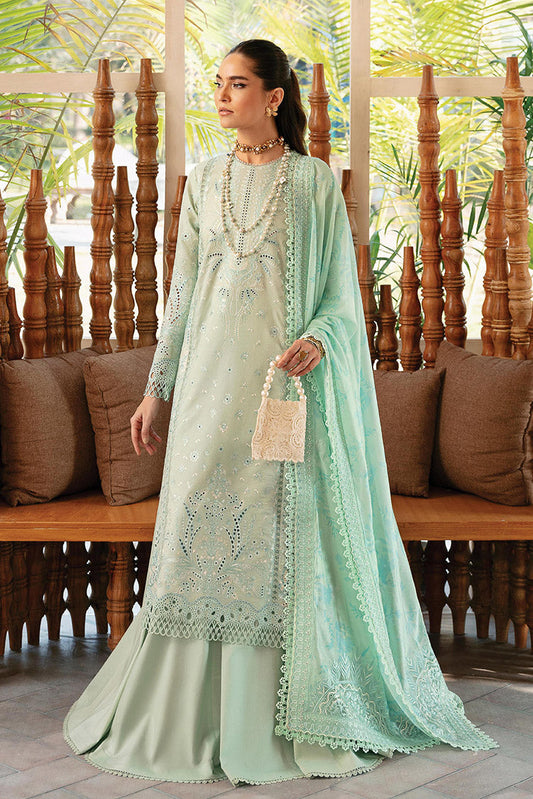 Picture of Afrozeh - AL 24 LUX V1 07 WILLOW Cascade Luxury Lawn Collection - Available at Raja Sahib