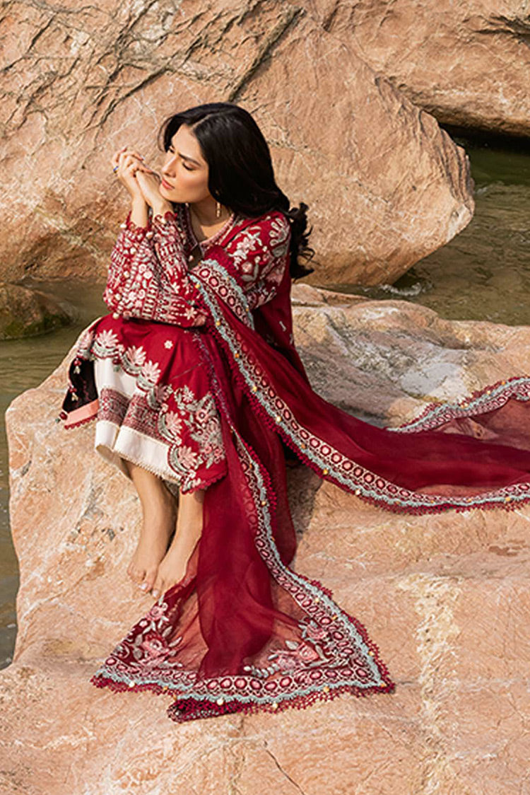 Picture of Sadaf Fawad Khan - 2A Calah (A) Siraa Luxury Lawn Collection - Available at Raja Sahib