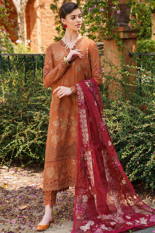 Picture of Baroque - SL 12 D 08 Embroidered Festive Swiss Lawn Collection - Available at Raja Sahib