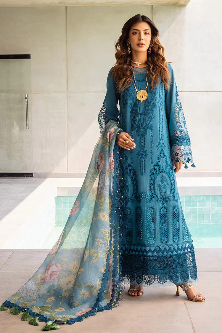 Picture of Saira Rizwan - SAPPHIRE SRLL24 07 Luxury Lawn Collection - Available at Raja Sahib