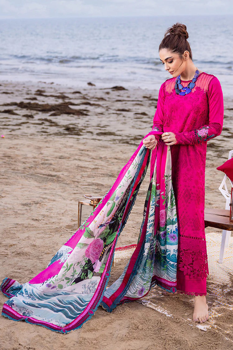 Picture of Saira Rizwan - DAMASK SRLL24 08 Luxury Lawn Collection - Available at Raja Sahib