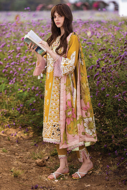 Picture of Mushq - 4B WHISPERING PETALS The Secret Garden Hemline Spring Summer Collection - Available at Raja Sahib