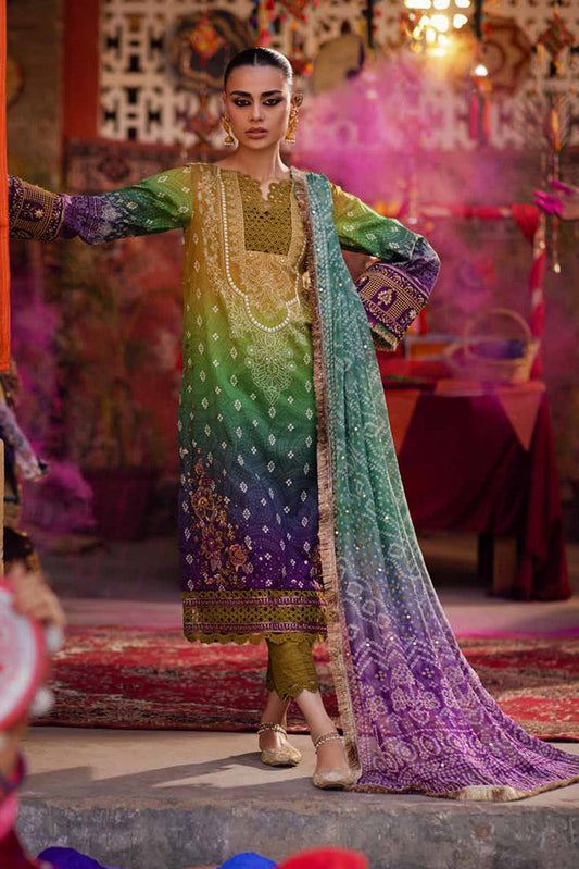 Picture of Nureh - NS 132 Bazar Embroidered Embellished Lawn Collection Vol 2 - Available at Raja Sahib