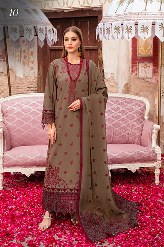 Picture of Alizeh - 10 Zeenat Rawayat Luxury Lawn Collection - Available at Raja Sahib