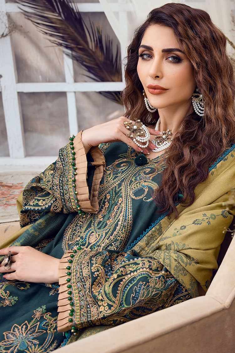 Picture of Ellena - 3-PC Musavir Embroidered Khaddar Collection - Available at Raja Sahib