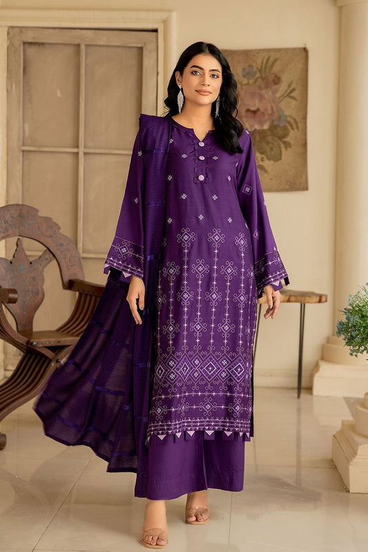 Picture of Safwa - Ashley Embroidered 3 Piece Collection Vol 01 - ASC-07 - Available at Raja Sahib