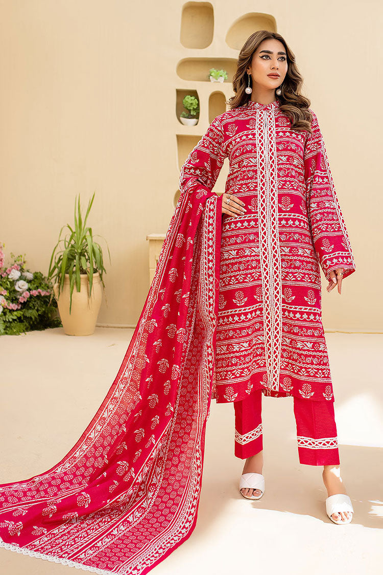 Picture of Safwa - Amora 3 Piece Masuri Khaddar Collection - ASK-03 - Available at Raja Sahib