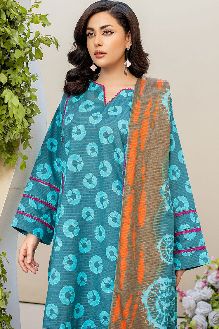 Picture of Safwa - Amora 3 Piece Masuri Khaddar Collection - ASK-05 - Available at Raja Sahib