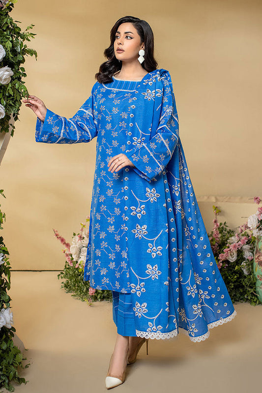 Picture of Safwa - Amora 3 Piece Masuri Khaddar Collection - ASK-11 - Available at Raja Sahib