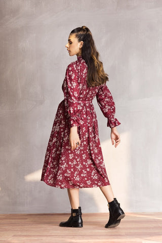 Ellena - Western Georgette Dress