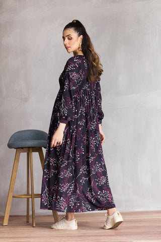 Ellena - Western Georgette Dress