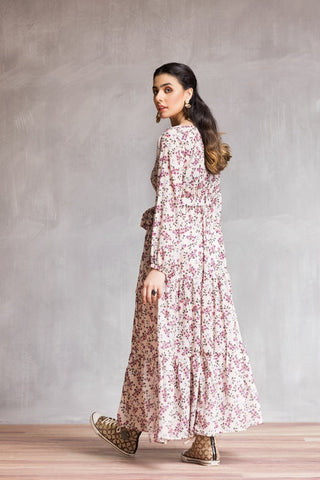 Ellena - Western Georgette Dress