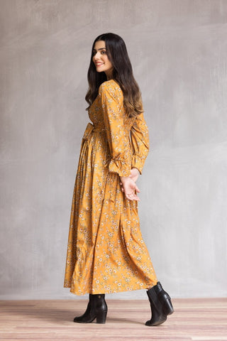 Ellena - Western Georgette Dress