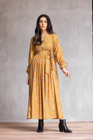 Ellena - Western Georgette Dress