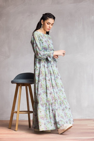 Ellena - Western Georgette Dress