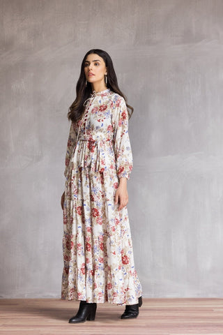 Ellena - Western Georgette Dress