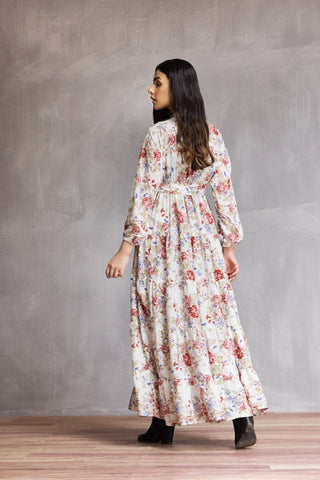 Ellena - Western Georgette Dress