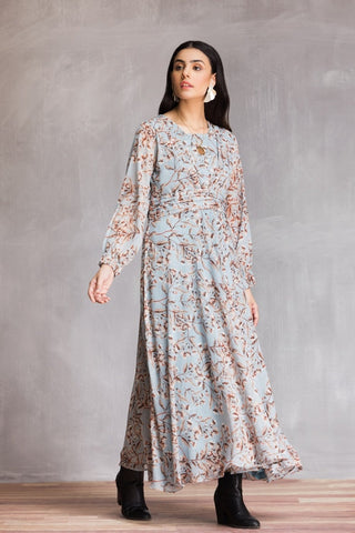 Western Chiffon Dress