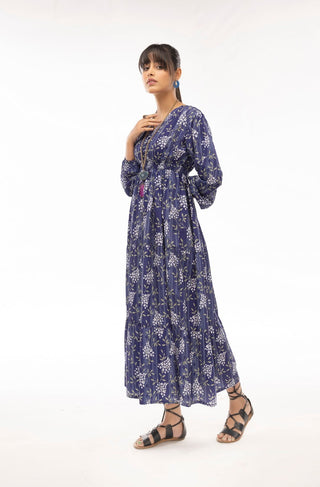 Ellena - Western Georgette Dress