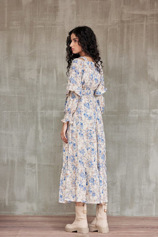 Ellena - Western Georgette Dress