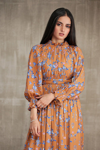 Ellena - Western Georgette Dress