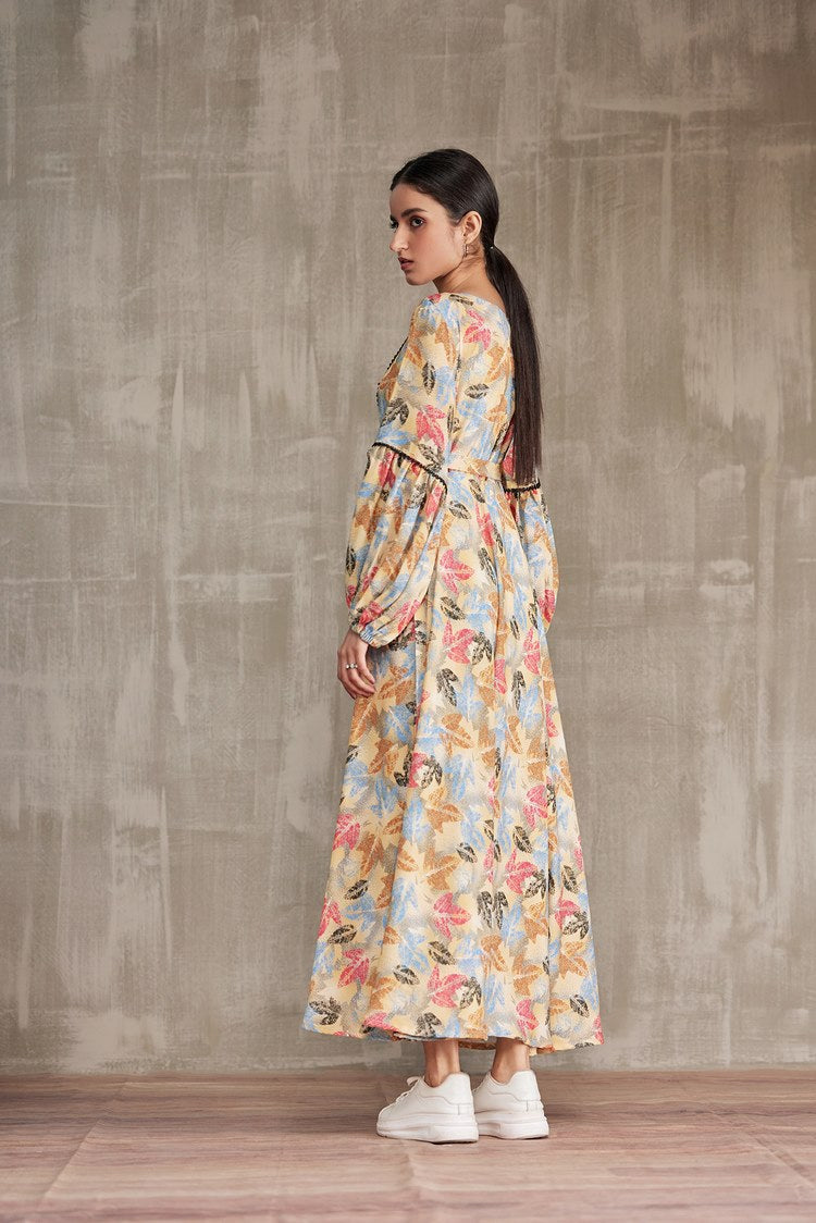 Picture of Ellena - Western Georgette Dress - Available at Raja Sahib