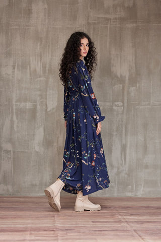 Ellena - Western Georgette Dress