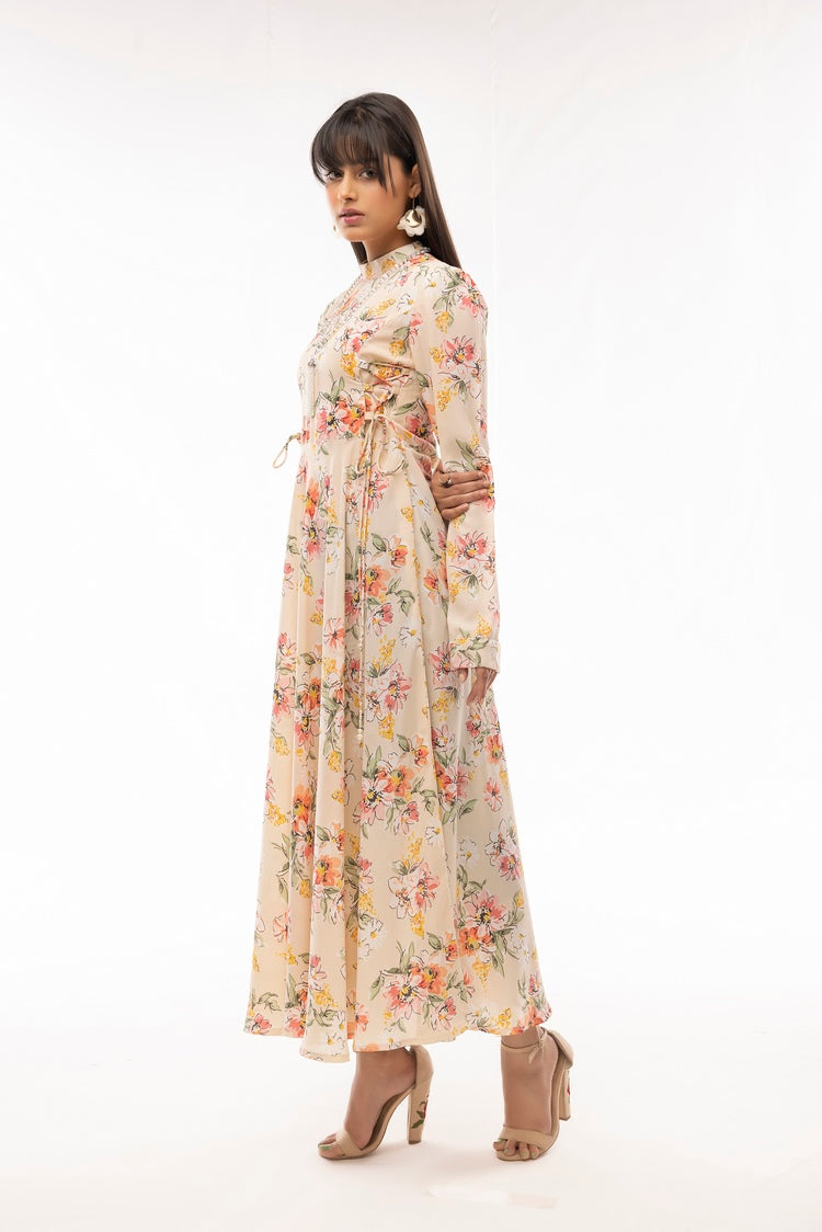 Picture of Ellena - Western Georgette Dress - Available at Raja Sahib