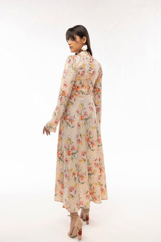 Ellena - Western Georgette Dress