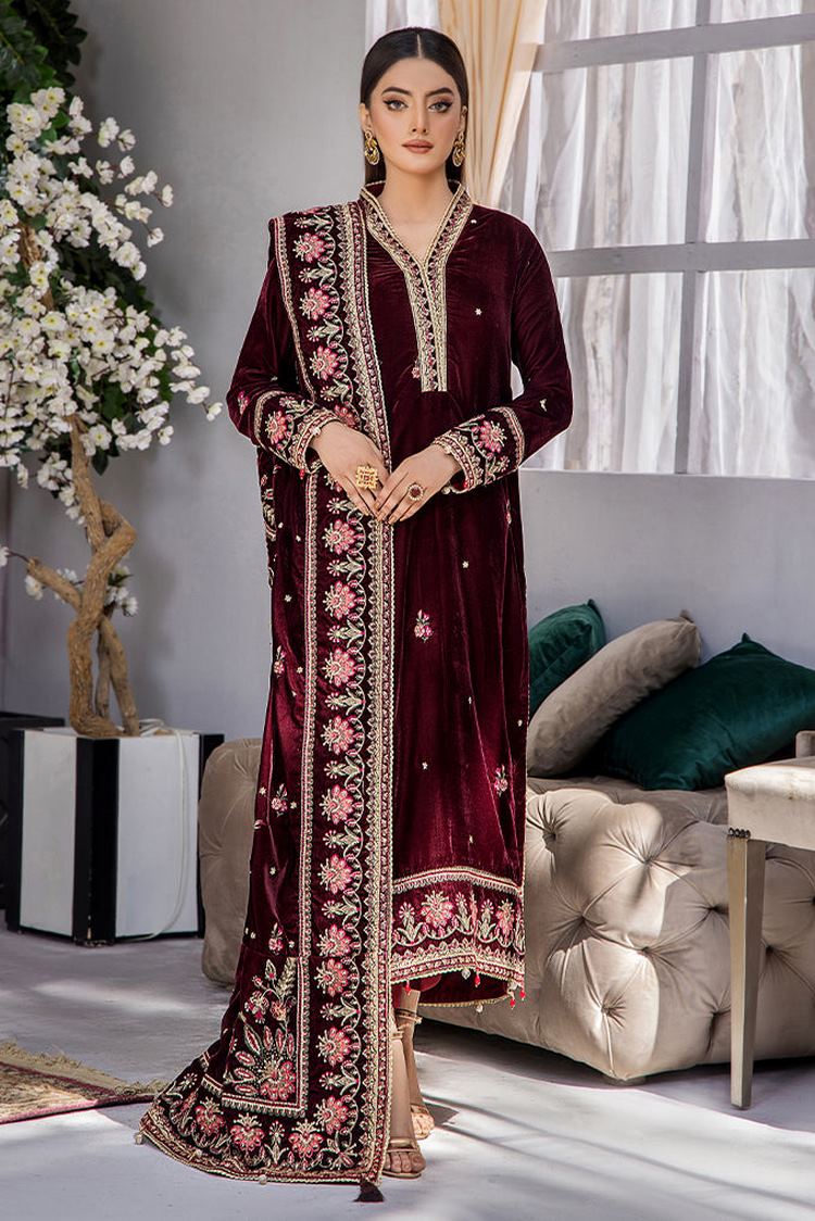 Picture of Adans Libas -Adan's Velvet Collection '23 - 5382 - Available at Raja Sahib