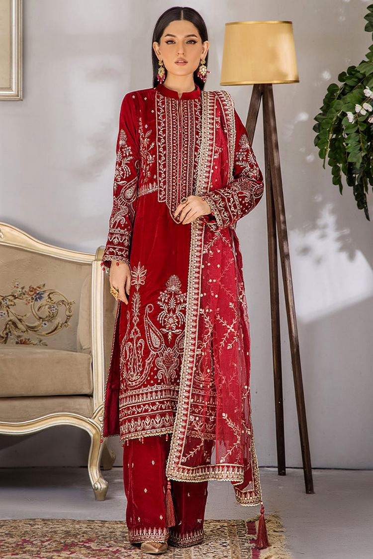 Picture of Adans Libas -Adan's Velvet Collection '23 - 5385 - Available at Raja Sahib