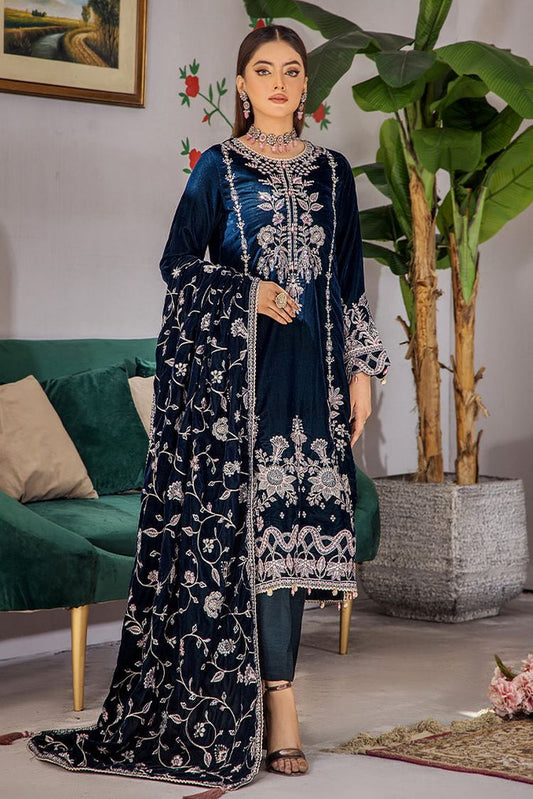 Picture of Adans Libas -Adan's Velvet Collection '23 - 5386 - Available at Raja Sahib