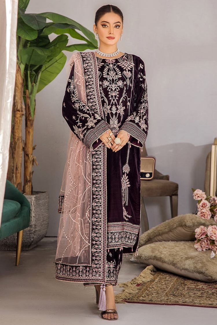 Picture of Adans Libas -Adan's Velvet Collection '23 - 5389 - Available at Raja Sahib