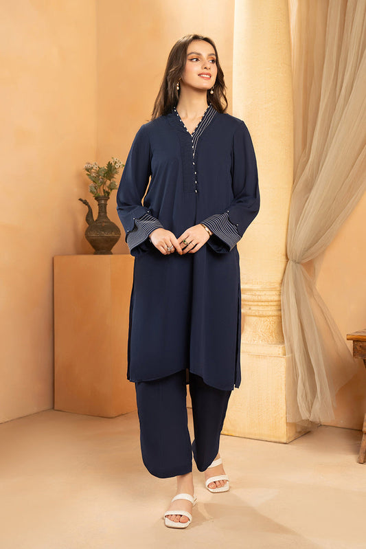 Picture of Hemstitch - Basic Bliss - Blue Berry - Available at Raja Sahib