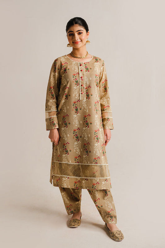 Picture of Humjoli - 2 Piece Khaddar Pret Collection - HJ-W-10 - Available at Raja Sahib